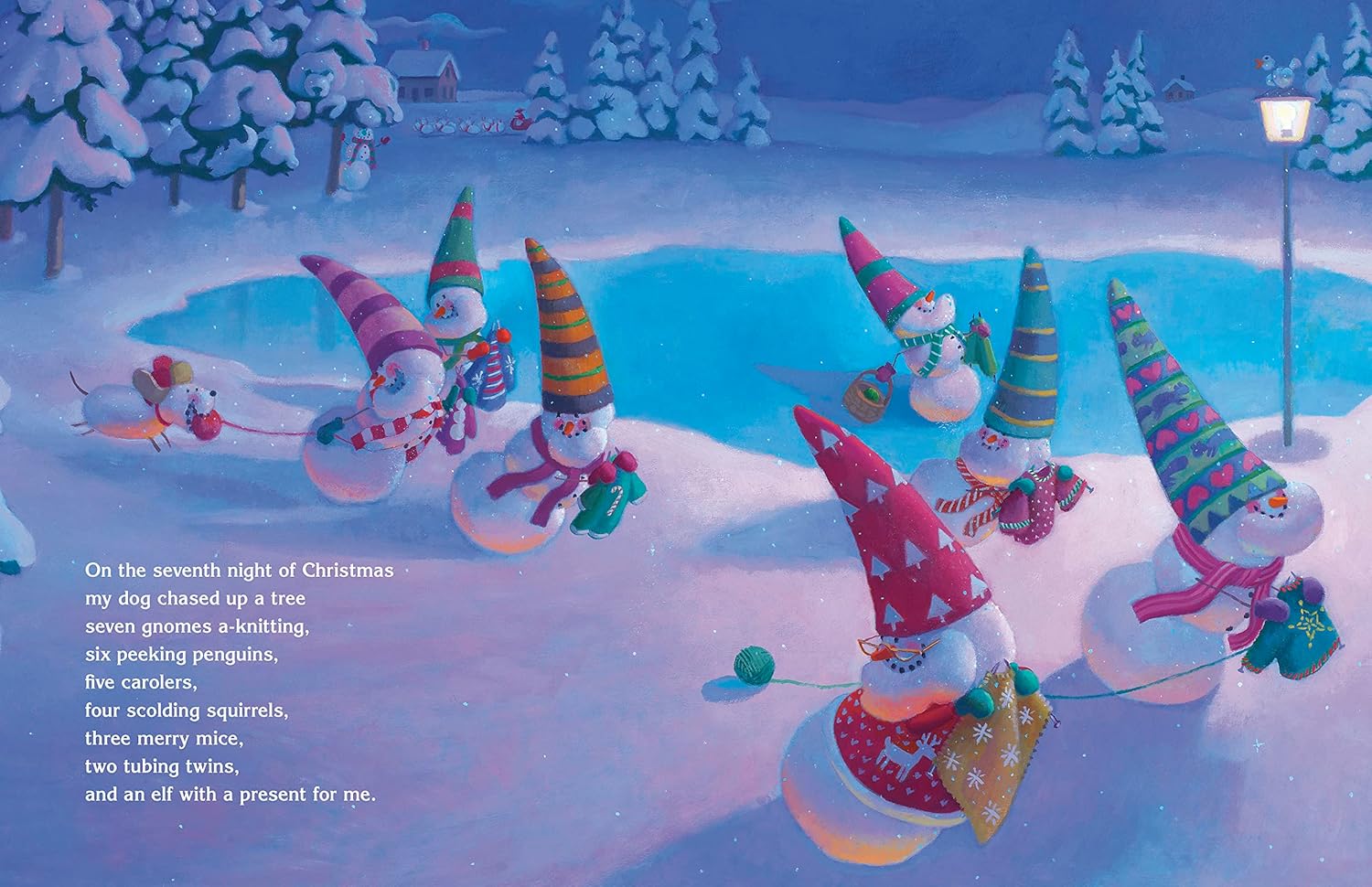 Snowmen's Twelve Nights of Christmas-Board Book