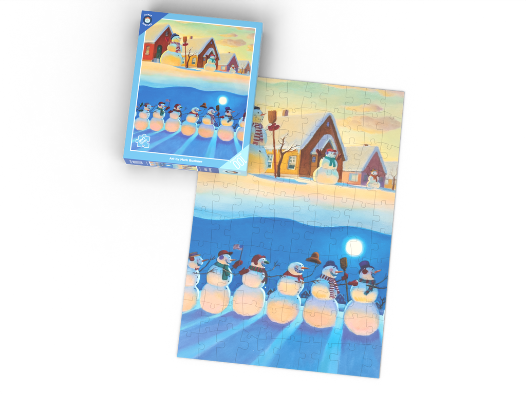 Snowmen at Night Puzzle